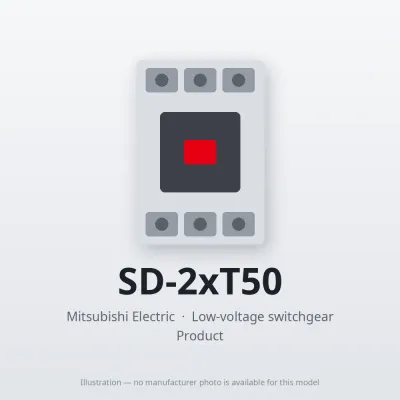 SD-2xT50 Mitsubishi Low-voltage switchgear Magnetic Contactor