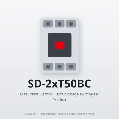 SD-2xT50BC Mitsubishi Low-voltage switchgear Magnetic Contactor