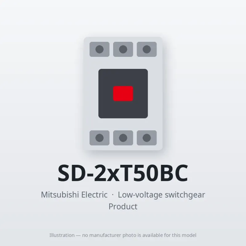 SD-2xT50BC Mitsubishi Low-voltage switchgear Magnetic Contactor