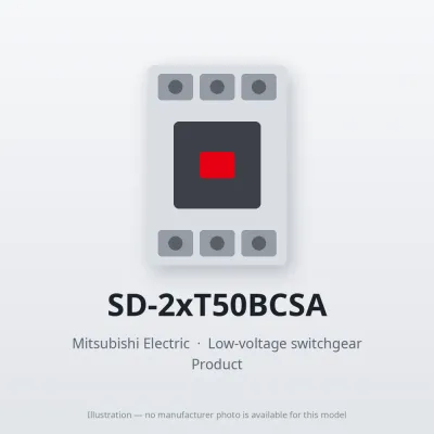 SD-2xT50BCSA Mitsubishi Low-voltage switchgear Magnetic Contactor