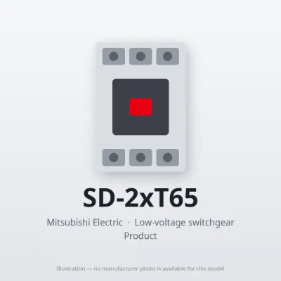 SD-2xT65 Mitsubishi Low-voltage switchgear Magnetic Contactor