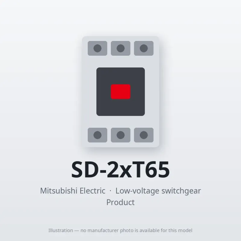 SD-2xT65 Mitsubishi Low-voltage switchgear Magnetic Contactor