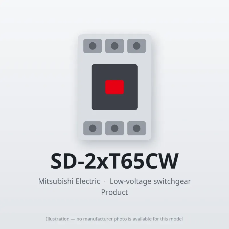 SD-2xT65CW Mitsubishi Low-voltage switchgear Magnetic Contactor