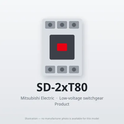 SD-2xT80 Mitsubishi Low-voltage switchgear Magnetic Contactor