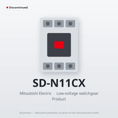 SD-N11CX Mitsubishi Low-voltage switchgear Magnetic Contactor