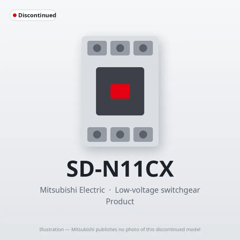 SD-N11CX Mitsubishi Low-voltage switchgear Magnetic Contactor
