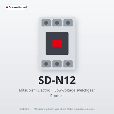 SD-N12 Mitsubishi Low-voltage switchgear Magnetic Contactor