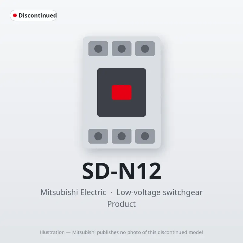 SD-N12 Mitsubishi Low-voltage switchgear Magnetic Contactor