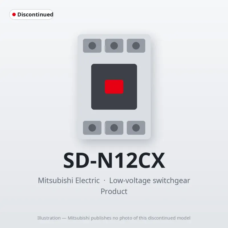 SD-N12CX Mitsubishi Low-voltage switchgear Magnetic Contactor