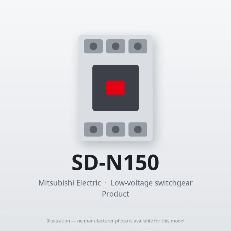 SD-N150 Mitsubishi Low-voltage switchgear Magnetic Contactor