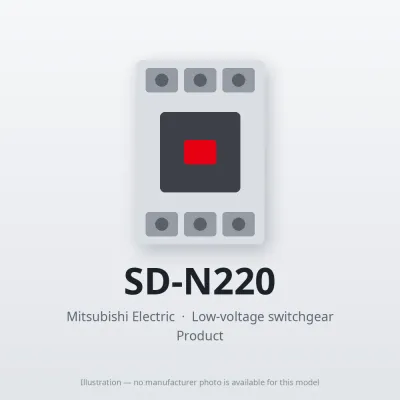 SD-N220 Mitsubishi Low-voltage switchgear Magnetic Contactor