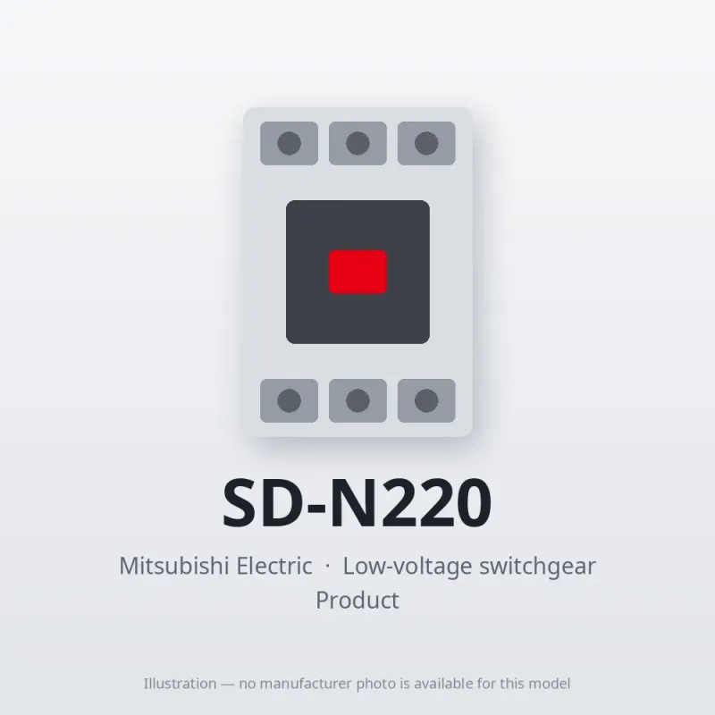SD-N220 Mitsubishi Low-voltage switchgear Magnetic Contactor