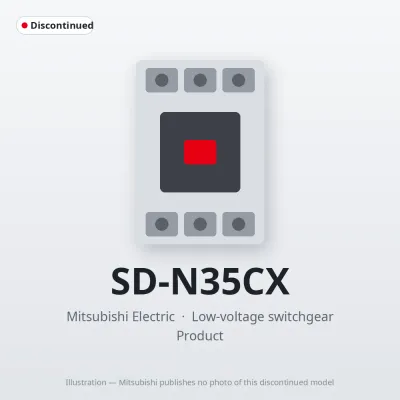 SD-N35CX Mitsubishi Low-voltage switchgear Magnetic Contactor