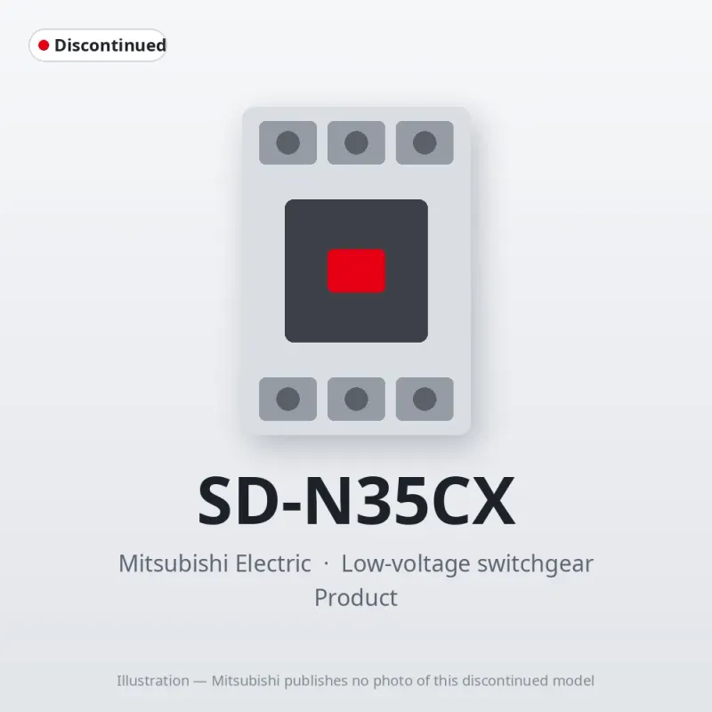 SD-N35CX Mitsubishi Low-voltage switchgear Magnetic Contactor