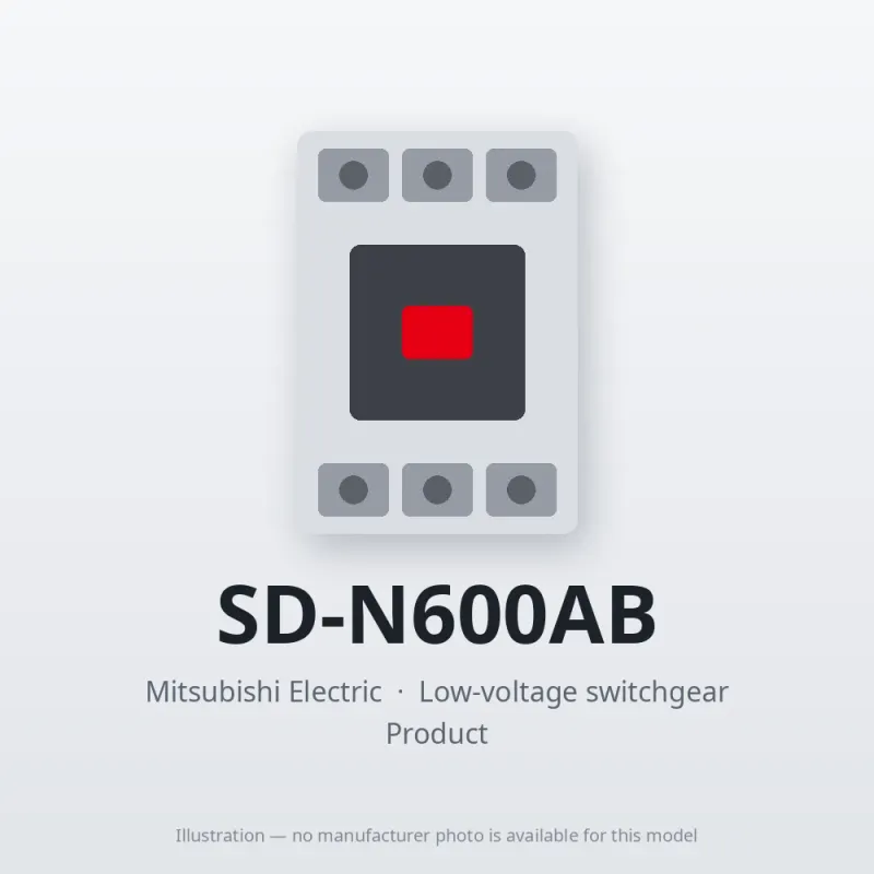 SD-N600AB Mitsubishi Low-voltage switchgear Magnetic Contactor