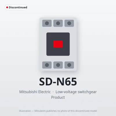 SD-N65 Mitsubishi Low-voltage switchgear Magnetic Contactor