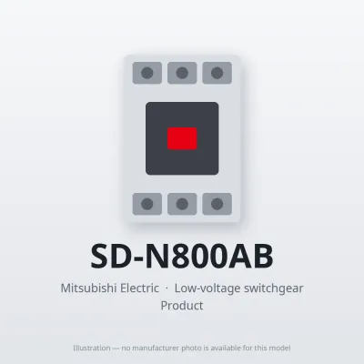 SD-N800AB Mitsubishi Low-voltage switchgear Magnetic Contactor