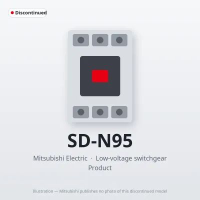 SD-N95 Mitsubishi Low-voltage switchgear Magnetic Contactor
