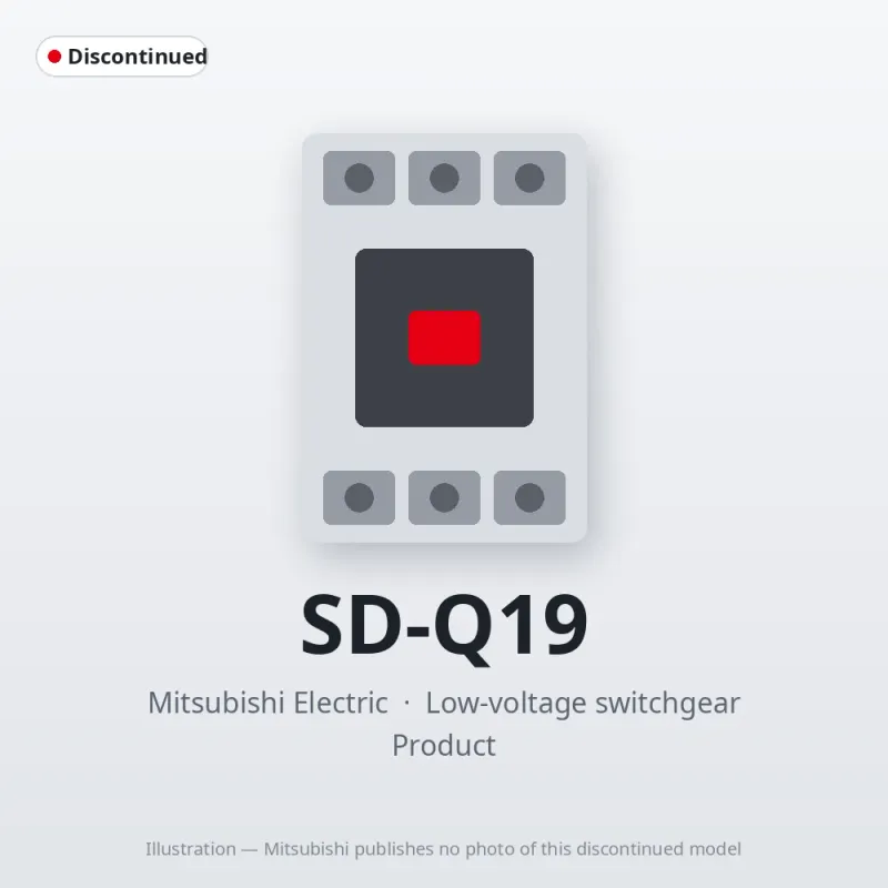SD-Q19 Mitsubishi Low-voltage switchgear DC Interface Contactor