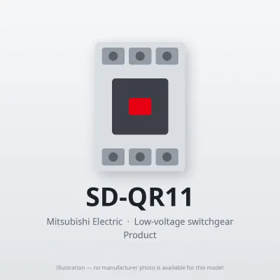 SD-QR11 Mitsubishi Low-voltage switchgear DC Interface Contactor