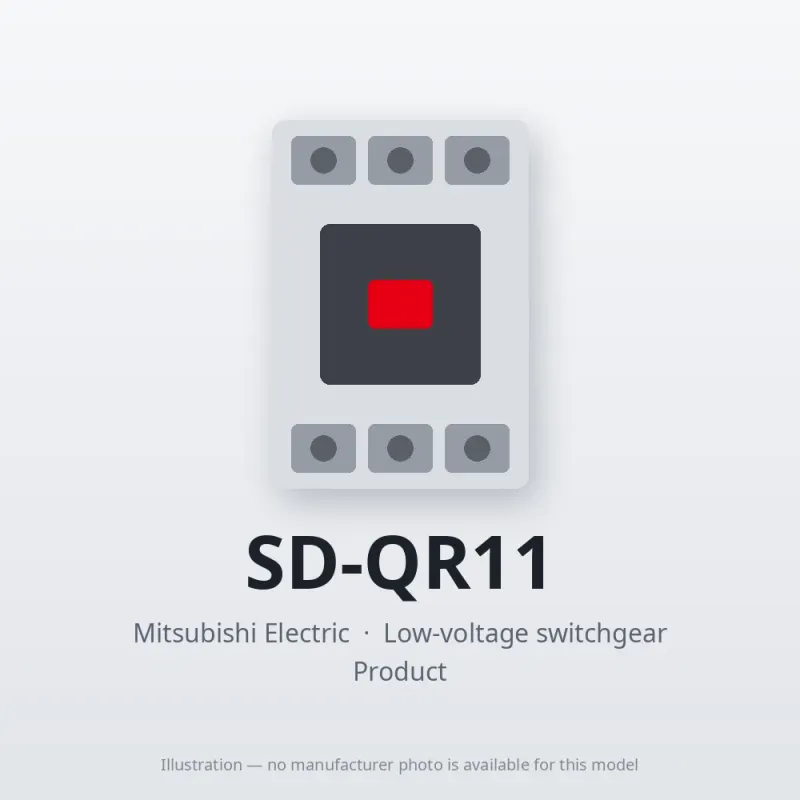 SD-QR11 Mitsubishi Low-voltage switchgear DC Interface Contactor