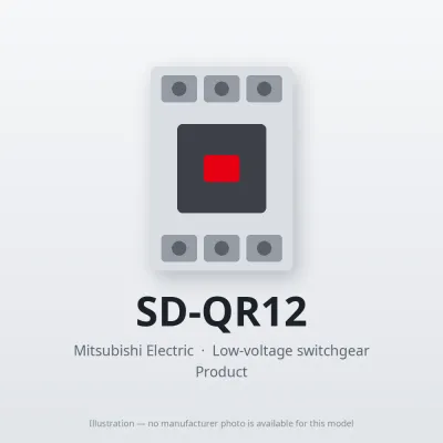SD-QR12 Mitsubishi Low-voltage switchgear DC Interface Contactor