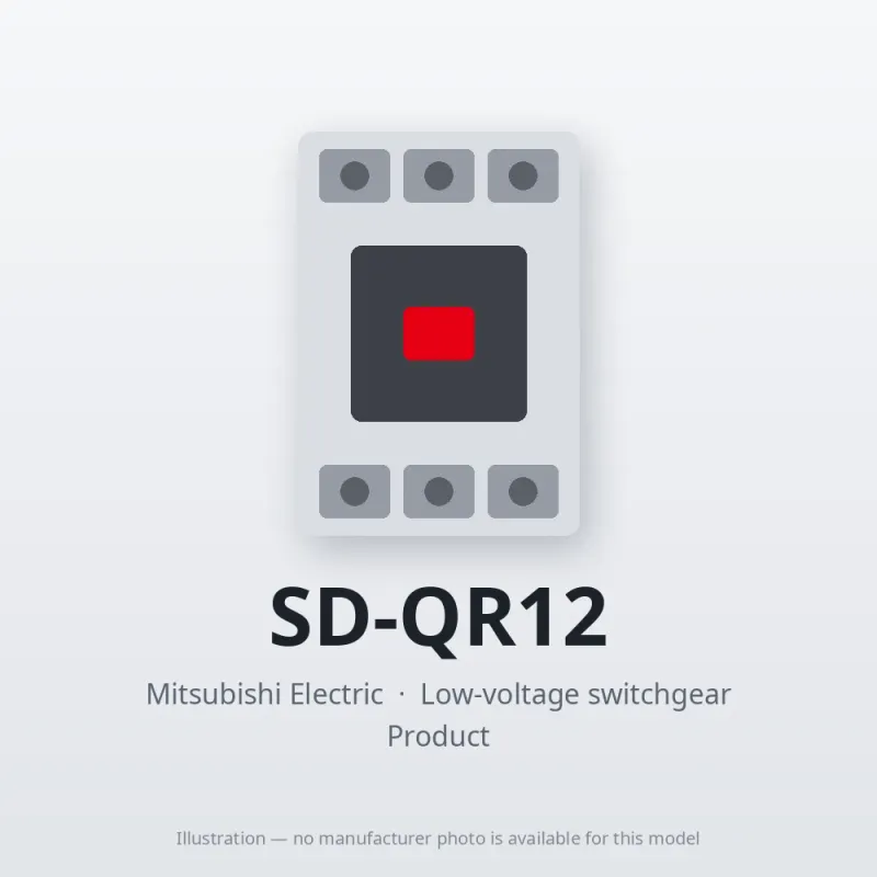 SD-QR12 Mitsubishi Low-voltage switchgear DC Interface Contactor