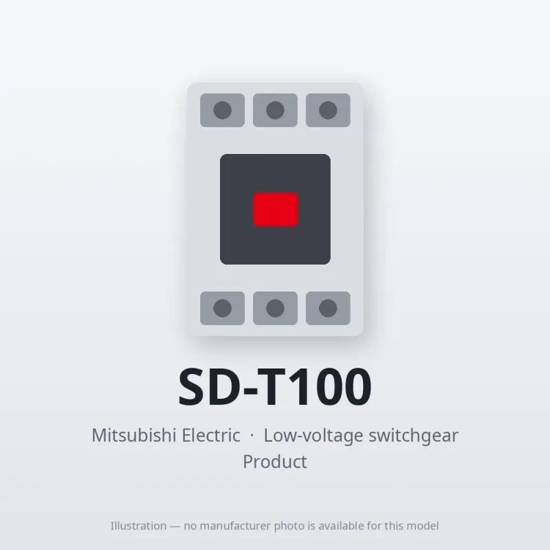 SD-T100 Mitsubishi Low-voltage switchgear Magnetic Contactor