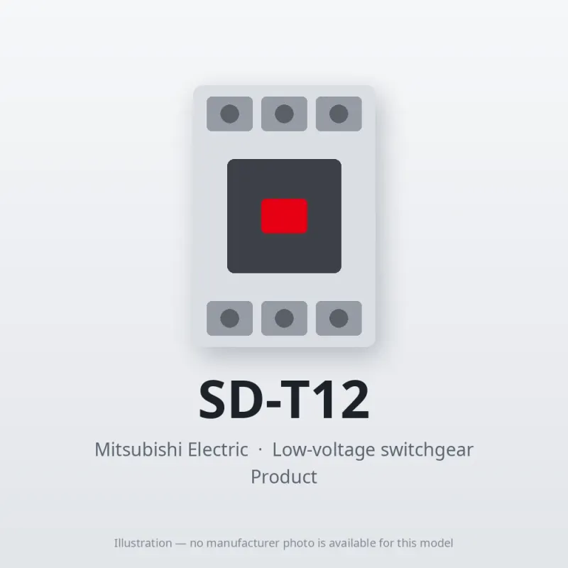 SD-T12 Mitsubishi Low-voltage switchgear Magnetic Contactor