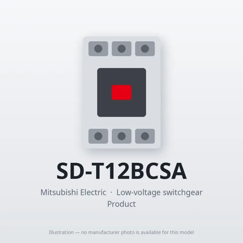 SD-T12BCSA Mitsubishi Low-voltage switchgear Magnetic Contactor