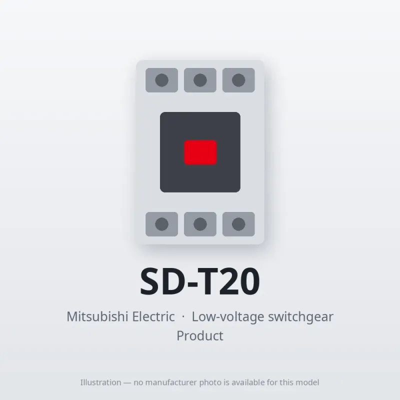 SD-T20 Mitsubishi Low-voltage switchgear Magnetic Contactor