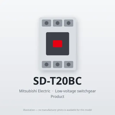 SD-T20BC Mitsubishi Low-voltage switchgear Magnetic Contactor