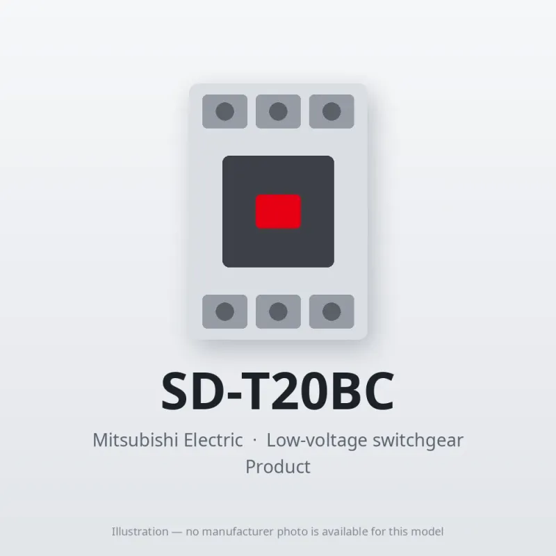 SD-T20BC Mitsubishi Low-voltage switchgear Magnetic Contactor