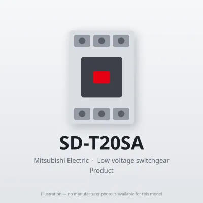 SD-T20SA Mitsubishi Low-voltage switchgear Magnetic Contactor