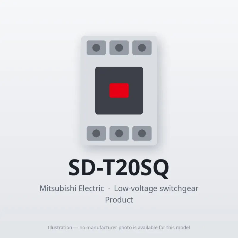 SD-T20SQ Mitsubishi Low-voltage switchgear Magnetic Contactor