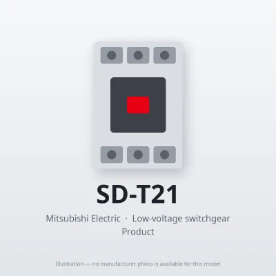 SD-T21 Mitsubishi Low-voltage switchgear Magnetic Contactor