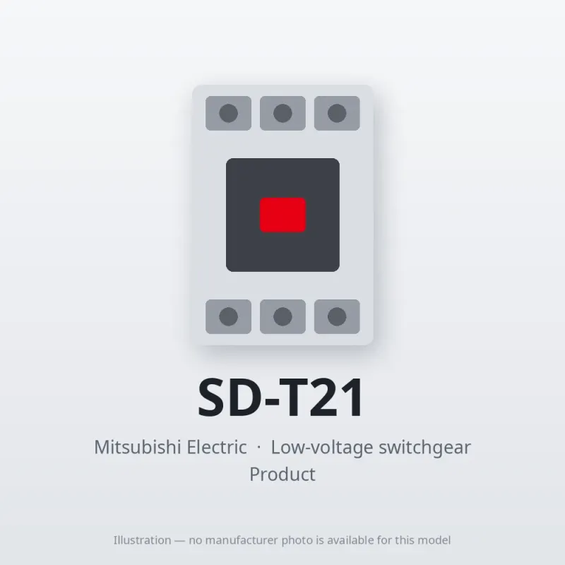 SD-T21 Mitsubishi Low-voltage switchgear Magnetic Contactor