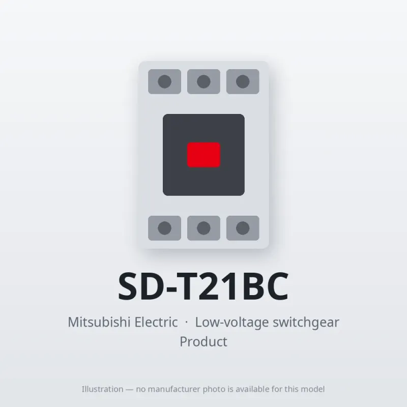 SD-T21BC Mitsubishi Low-voltage switchgear Magnetic Contactor