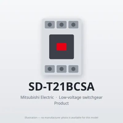 SD-T21BCSA Mitsubishi Low-voltage switchgear Magnetic Contactor