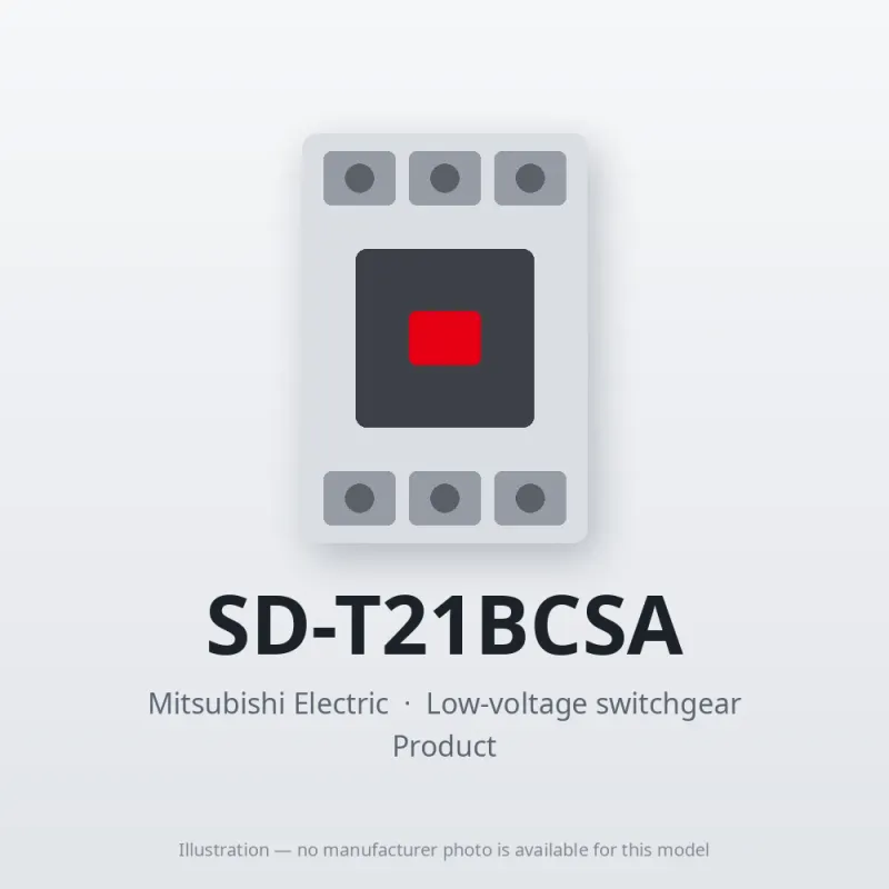 SD-T21BCSA Mitsubishi Low-voltage switchgear Magnetic Contactor