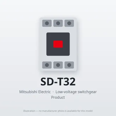 SD-T32 Mitsubishi Low-voltage switchgear Magnetic Contactor
