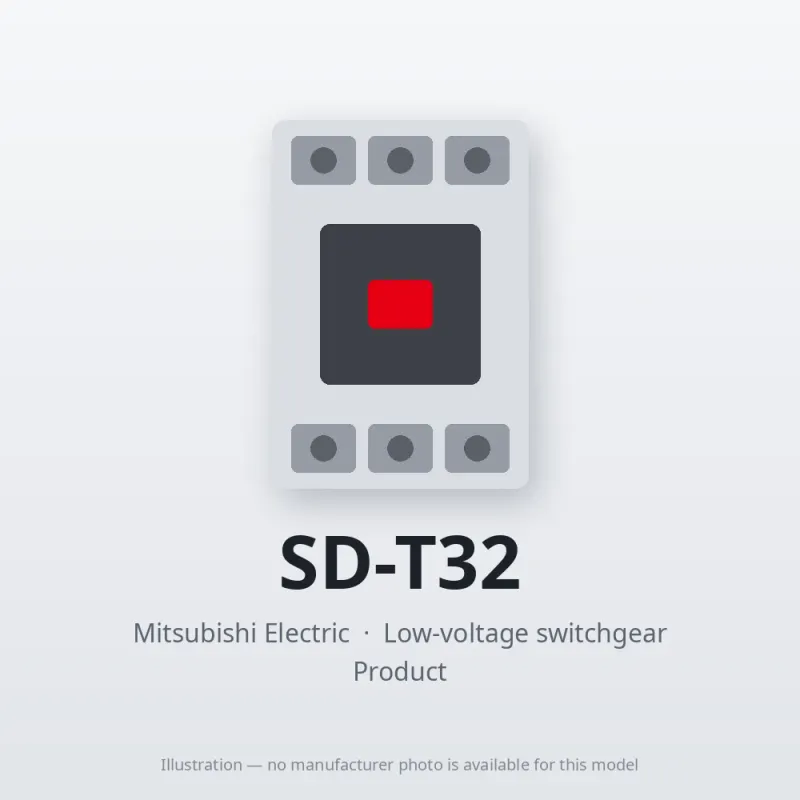 SD-T32 Mitsubishi Low-voltage switchgear Magnetic Contactor