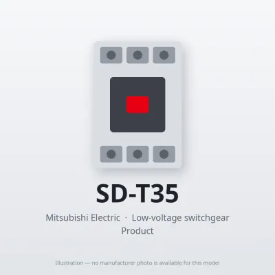 SD-T35 Mitsubishi Low-voltage switchgear Magnetic Contactor
