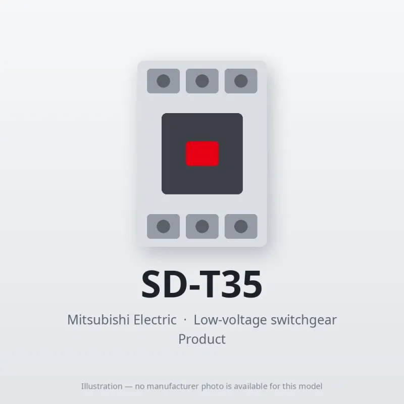 SD-T35 Mitsubishi Low-voltage switchgear Magnetic Contactor