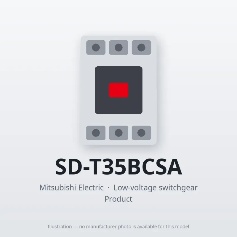 SD-T35BCSA Mitsubishi Low-voltage switchgear Magnetic Contactor