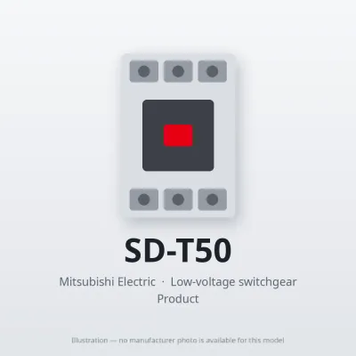 SD-T50 Mitsubishi Low-voltage switchgear Magnetic Contactor