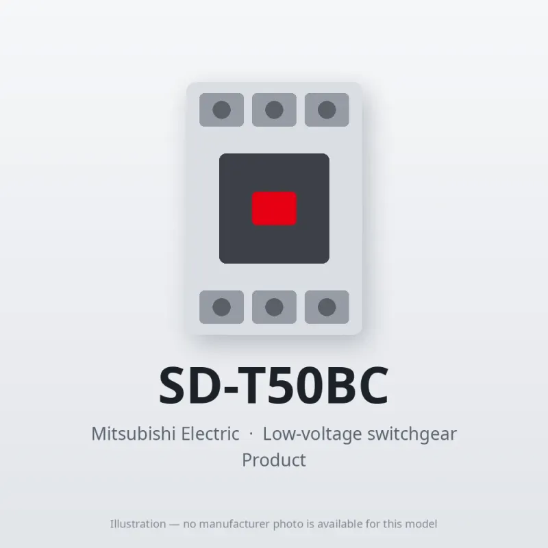 SD-T50BC Mitsubishi Low-voltage switchgear Magnetic Contactor