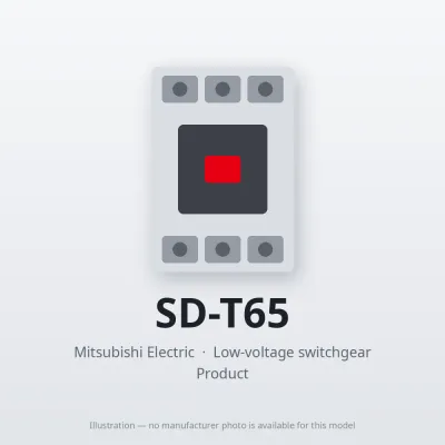 SD-T65 Mitsubishi Low-voltage switchgear Magnetic Contactor