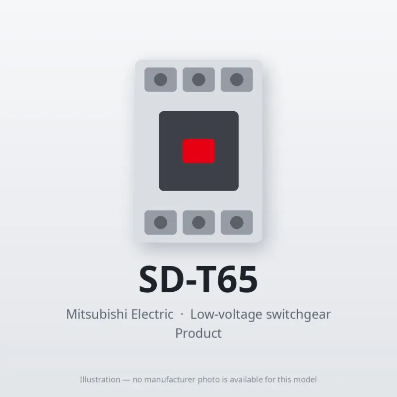 SD-T65 Mitsubishi Low-voltage switchgear Magnetic Contactor