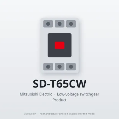 SD-T65CW Mitsubishi Low-voltage switchgear Magnetic Contactor
